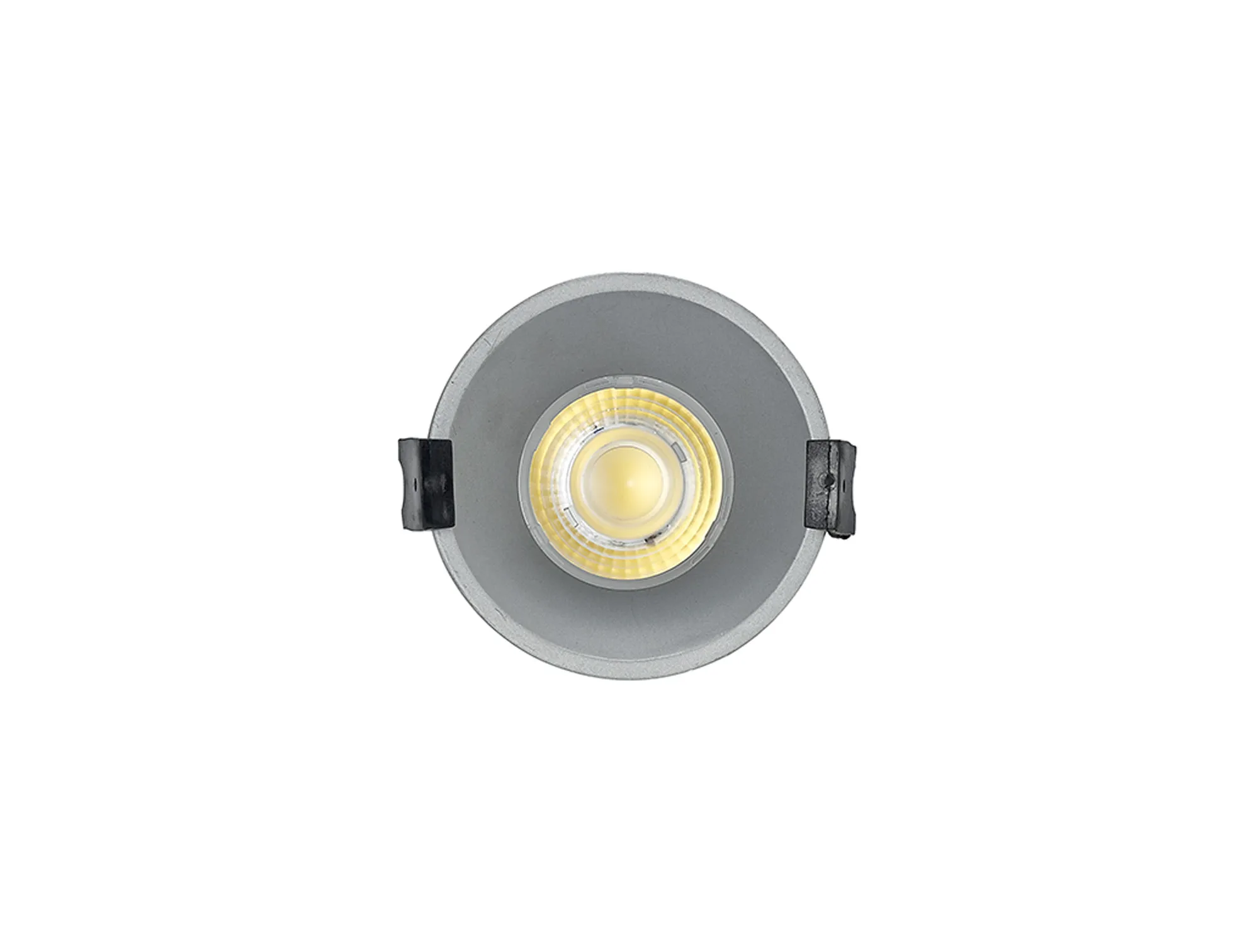 Bania 9 Powered by Tridonic  9W 2700K 770lm 24° CRI>90 LED Engine, 250mA Silver Fixed Recessed Spotlight, IP20 DM201640  Dlux Bania 9